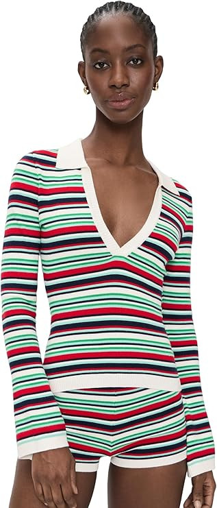 Seven Wonders Women's Xyla Collared Long Sleeve Knit Top | Amazon (US)