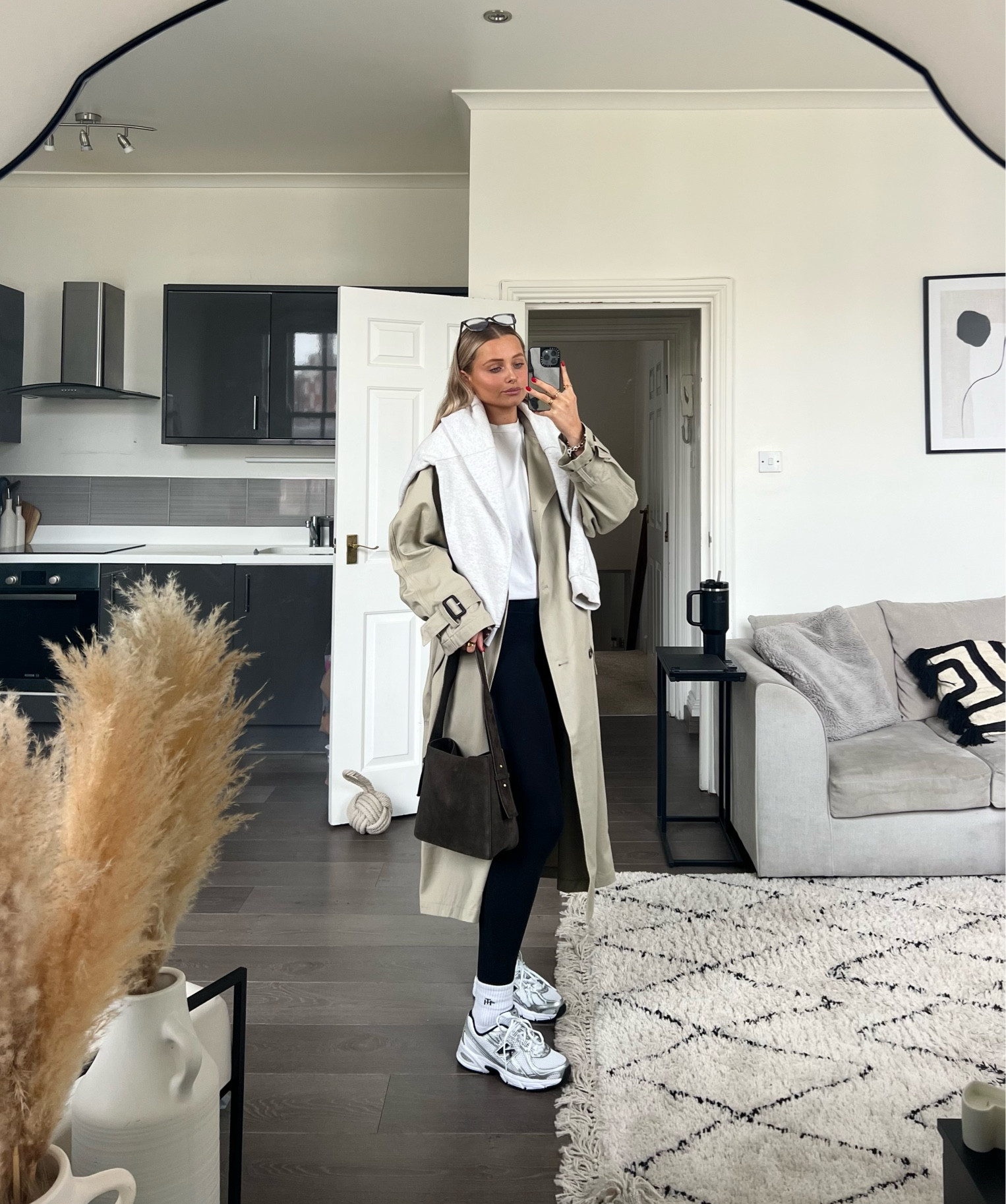 casual outfit today wearing my new trench🫶🏼 

#LTKspring #LTKbag #LTKstyletip