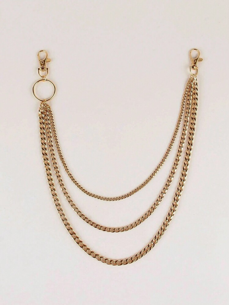 1pc Women's Fashionable Multi-Layer Tassel Hip Hop Punk Style Pant Chain, Suitable For Halloween Party Or Daily Wear | SHEIN