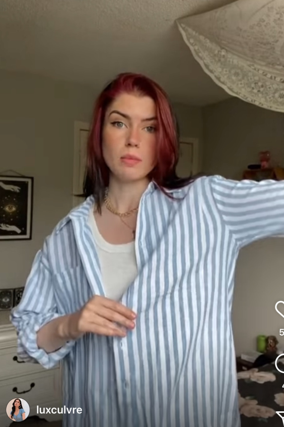 Blue & White striped button up

#LTKunder50 #LTKstyletip #LTKU