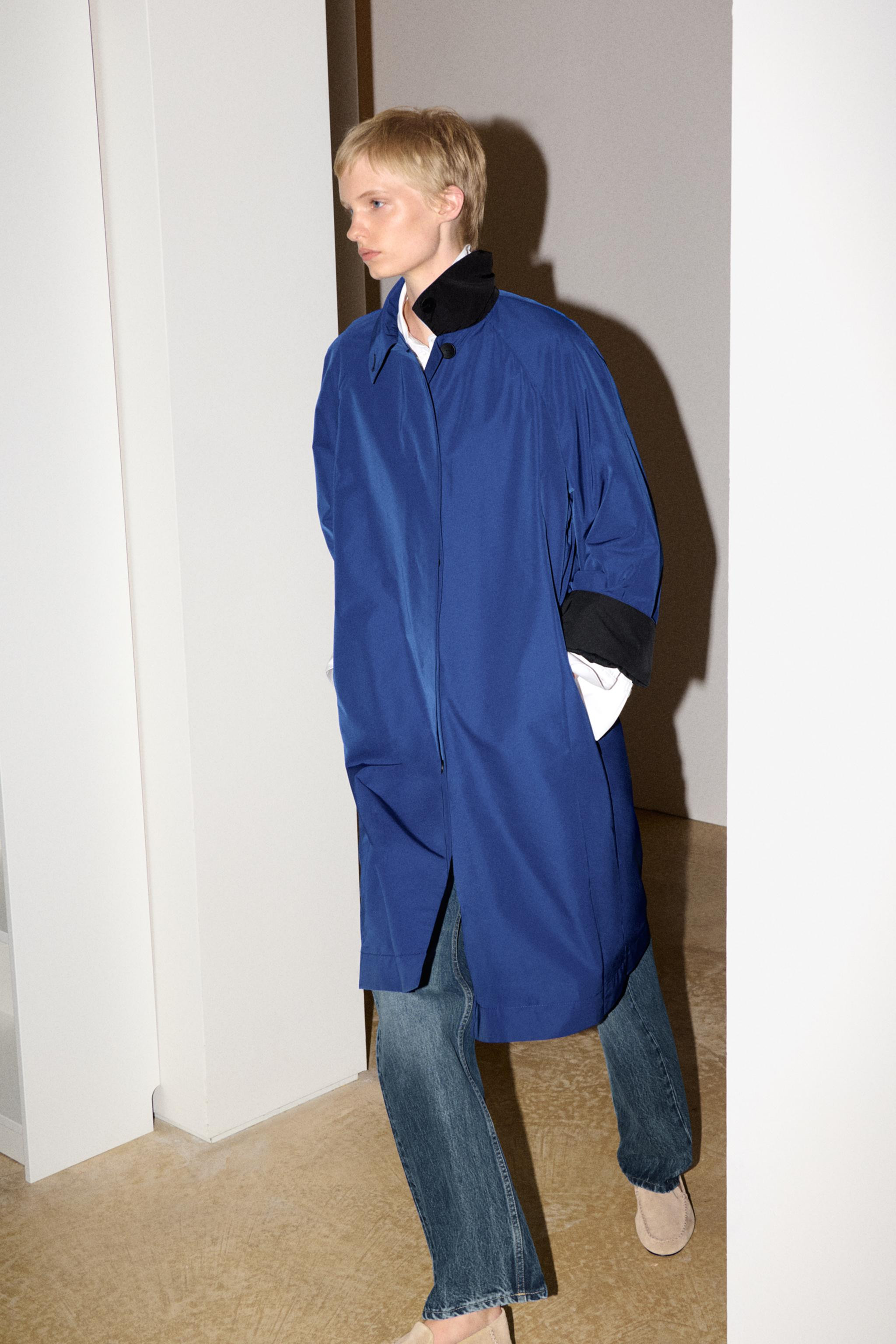ZW COLLECTION NYLON MIDI TRENCH COAT | Zara UK