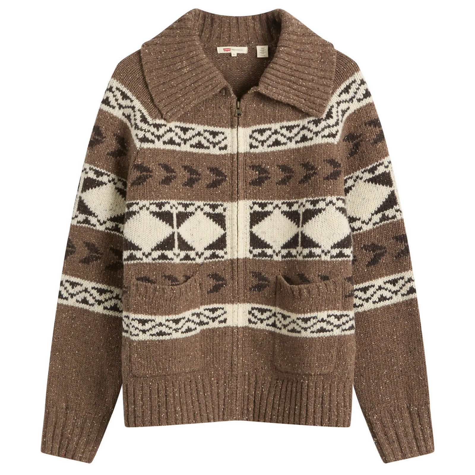 Levi's Fairisle Zip Jumper | END. Clothing