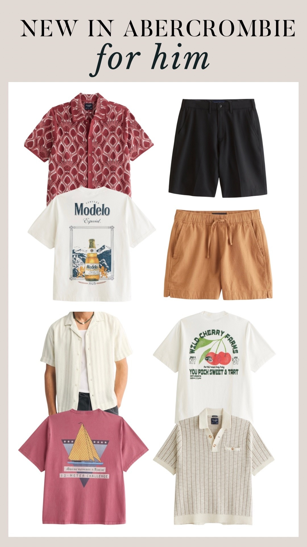 New in at Abercrombie for him!

#LTKgrwm #LTKootd