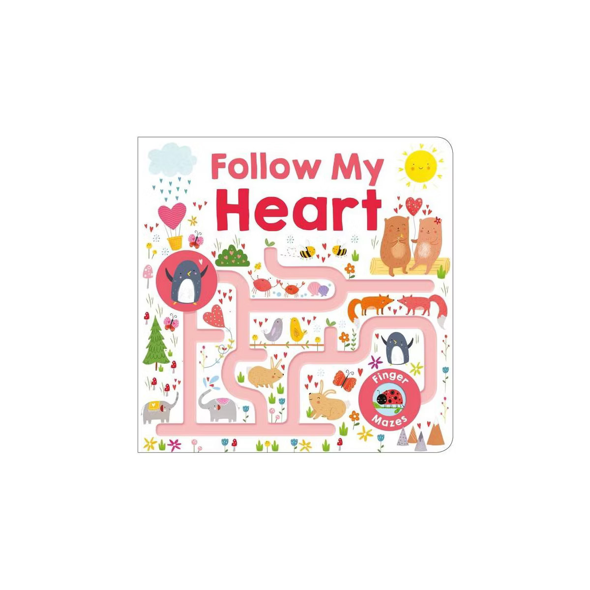 Maze Book: Follow My Heart - (Follow Me Maze Books) by  Roger Priddy (Board Book) | Target