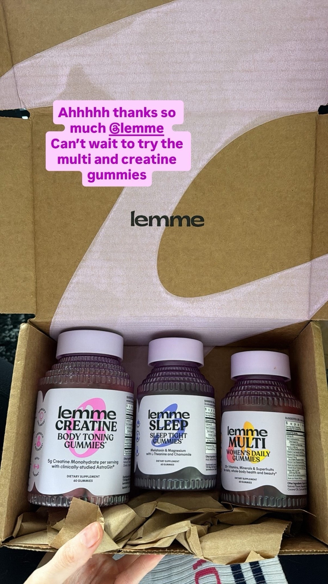 I love @Lemme! So excited to try the multi and creatine gummies

#LTKmorningroutine #LTKActive #LTKfitnessgoals