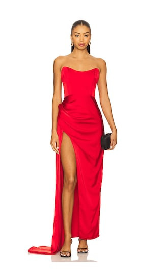 Bita Gown in Red | Revolve Clothing (Global)