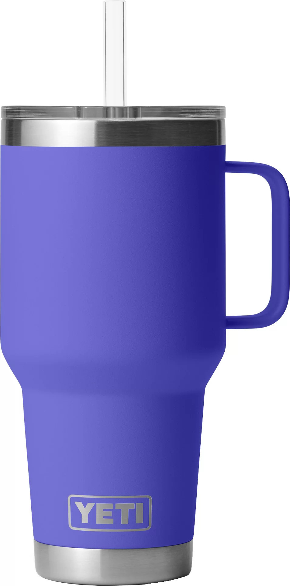 YETI 35 oz. Rambler Mug with Straw Lid, Ultramarine Violet Purple | Golf Galaxy