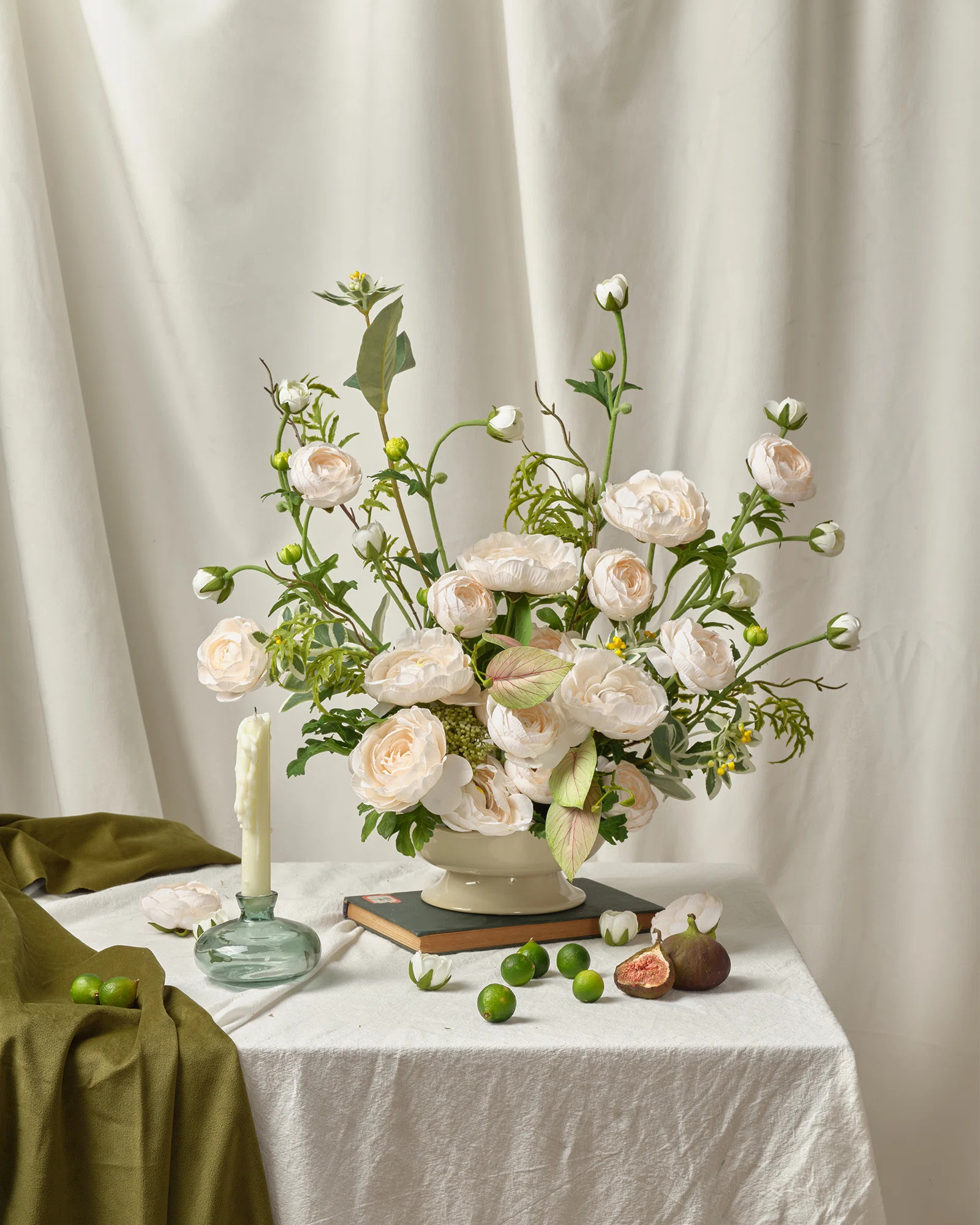 26 Pieces Artificial Ranunculutus Flowers for DIY Bouqeut & Home Table Centerpeices Decor (Set of... | Wayfair North America