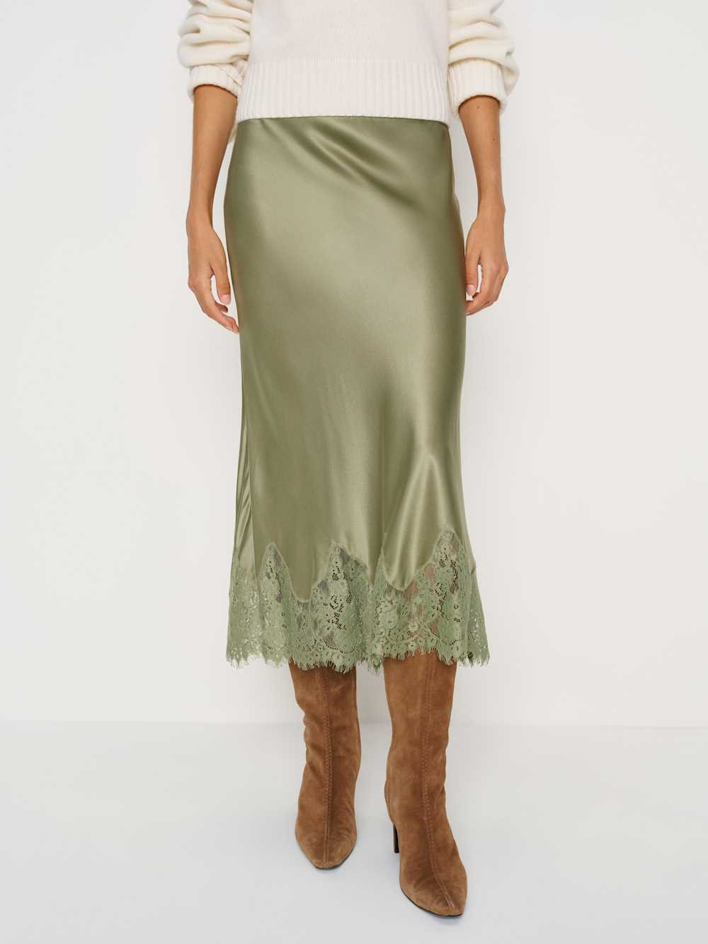Carolina Silk Skirt | Reformation (Global)