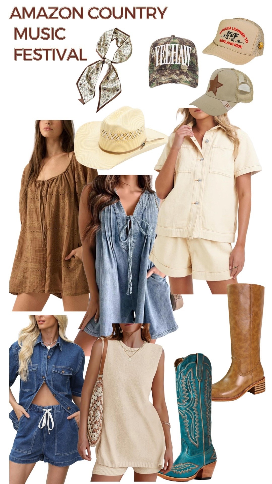 Amazon Country Music Festival Favorites! Bump friendly outfits! 

#LTKFindsUnder100 #LTKBump #LTKFindsUnder50