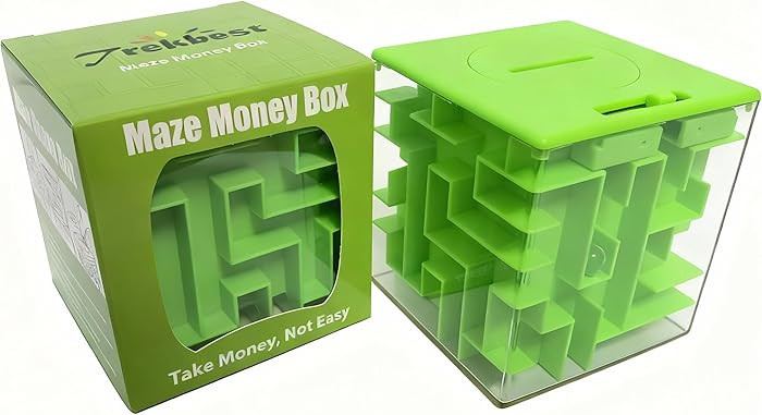 Trekbest Money Maze Puzzle Box - A Fun Unique Way to Give Gifts for Kids and Adults (Green) | Amazon (US)