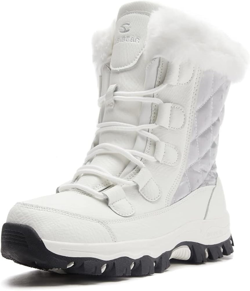 HOBIBEAR Women's Snow Boots Anti-Slip Waterproof Outdoor Shoes Winter Snow Boots Warm Fur Lined C... | Amazon (US)