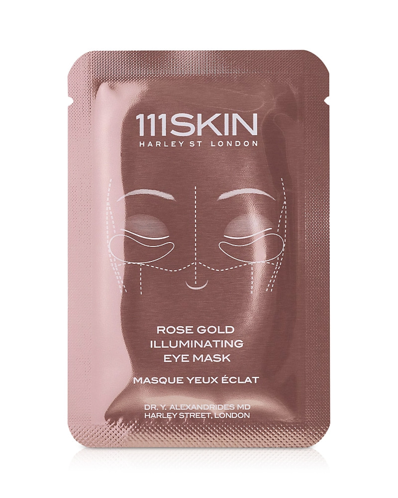 111SKIN Rose Gold Illuminating Eye Mask Box, 8 Piece | Bloomingdale's (US)