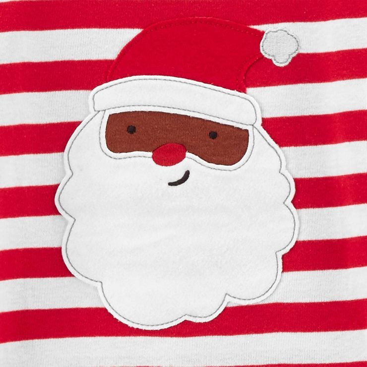 Carter's Just One You® Toddler Boys' 4pc Striped Santa Pajama Set - Red | Target