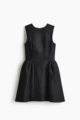 H & M - Jacquard-Weave Dress - Black | H&M (US + CA)