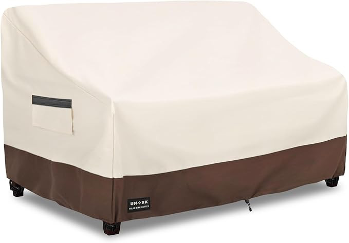 Patio 3-Seater Sofa Cover, 3 Seater Outdoor Couch Cover Waterproof Couch Covers Fits up to 79W x ... | Amazon (US)