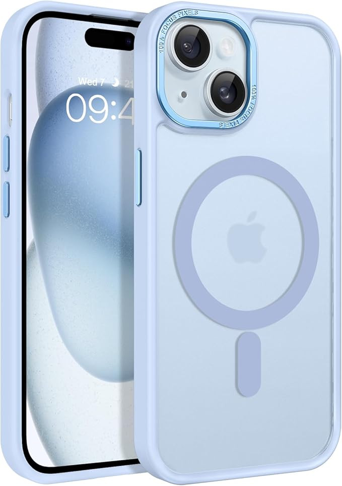 BENTOBEN for iPhone 15 Case, for iPhone15 Phone Case Compatible with MagSafe, Translucent Matte M... | Amazon (US)