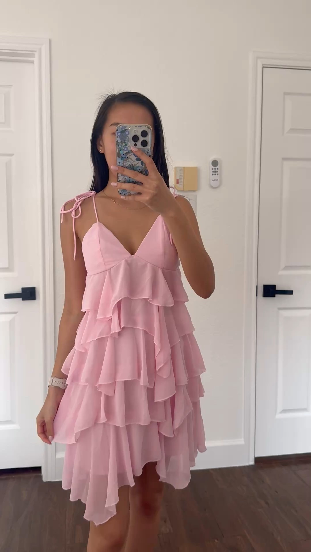 Dress (XS), pink dress, Amazon dress, ruffle dress, Amazon outfit 

#LTKootd #LTKPetite #LTKSaleAlert
