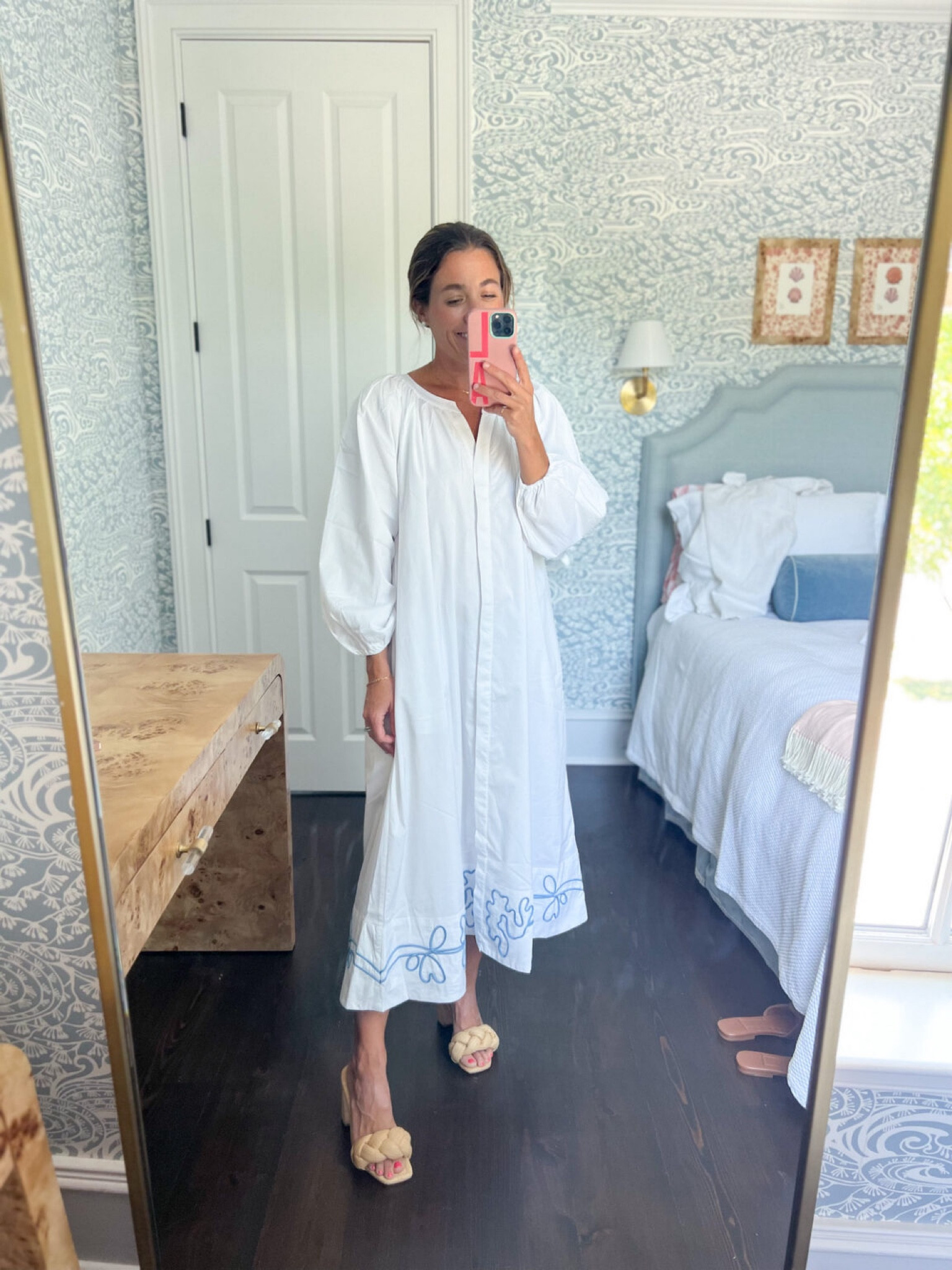 lake brunch dress Cabana Life - Lake Como Cabana Shift Dress - Blue main image 1