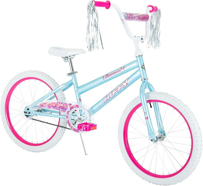 Huffy Illuminate Bike for Girls, 12"/16"/20" Girls Bike with Training Wheels, Multiple Color Opti... | Amazon (US)