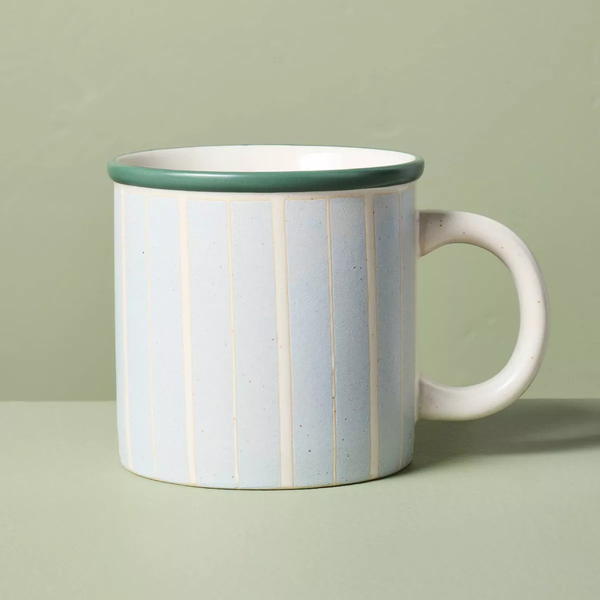 13.5oz Recycled Ceramic Striped Mug - Hearth & Hand™ with Magnolia | Target
