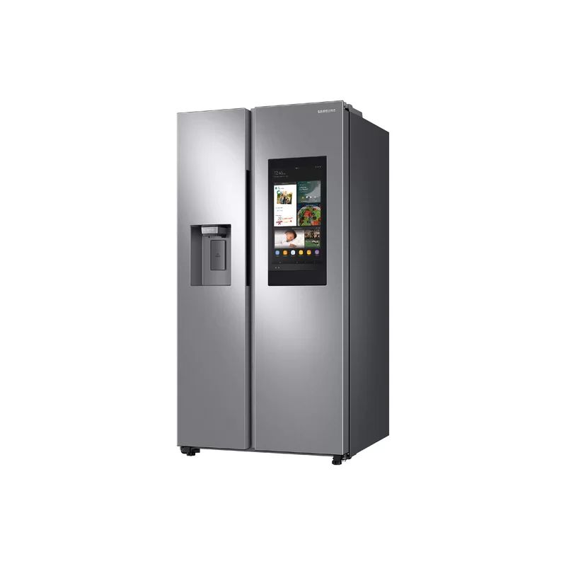 35.875" Side by Side 26.7 cu. ft. Smart Refrigerator with Family Hub | Wayfair North America