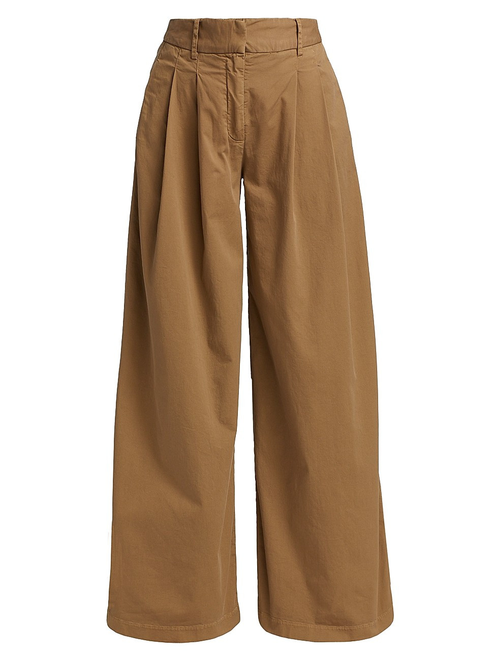 Women's Dillon Pleated Wide-Leg Pants - Bark - Size 6 | Saks Fifth Avenue