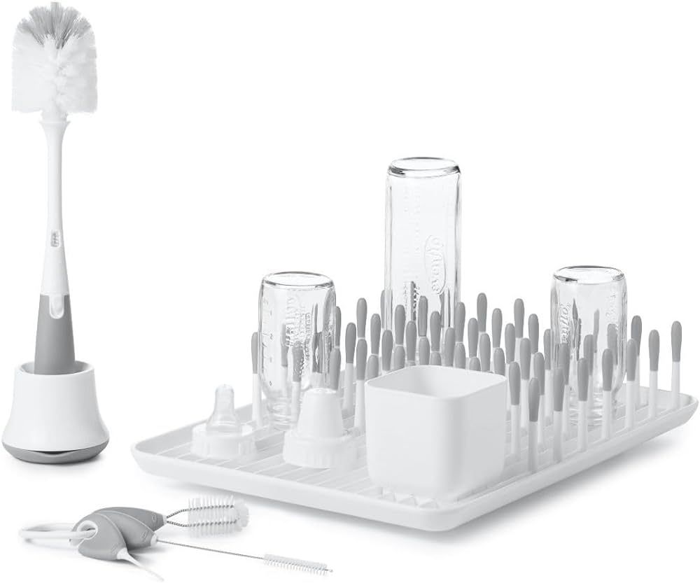 OXO Tot Bottle & Cup Cleaning Set, Gray | Amazon (US)
