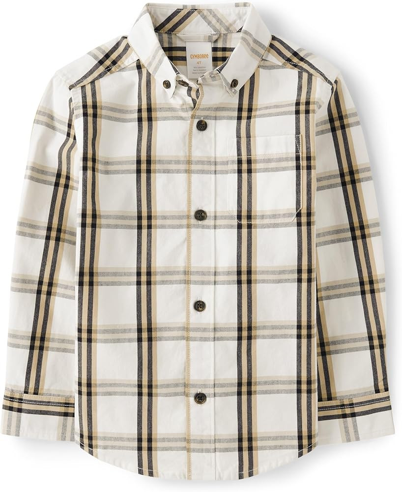 Gymboree,and Toddler Long Sleeve Plaid Button Up Shirts | Amazon (US)