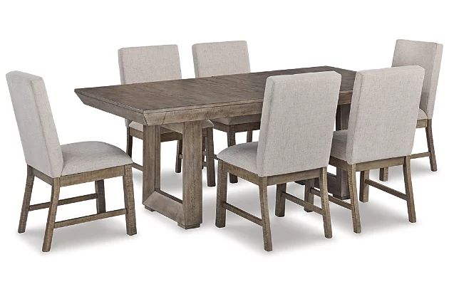 Langford Dining Table and 6 Chairs Set | Ashley Homestore