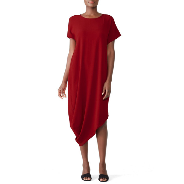 Universal Standard Crepe Augusta Geneva Dress red | Rent the Runway