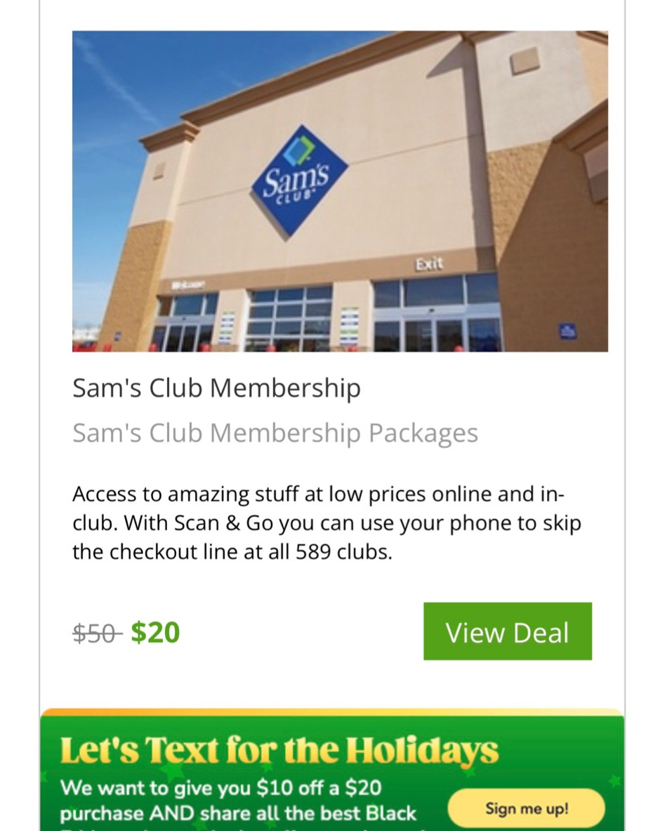 1- year Sams membership for $20! Normally $50 per year!

#LTKhome #LTKfamily #LTKsalealert