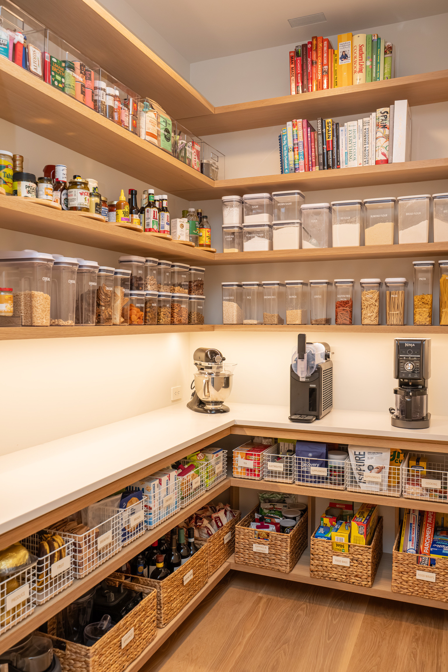 Welcome to the Grand Garcia kitchen and pantry — a set of spaces thoughtfully designed to support both everyday family life and the rhythm of a working chef.

Unlike a traditional kitchen layout, this home features three interconnected spaces: the main kitchen, a dedicated chef’s kitchen, and a pantry designed to support both. From the beginning, the priority in these areas was clear: functionality first.

Because these spaces are used daily by the Garcia family and their personal chef, our team worked closely alongside him throughout the organizing process. His insight into daily routines, tools, and workflow helped guide how categories were created, where items were placed, and how the spaces would ultimately function behind the scenes.

In the chef’s kitchen especially, the inventory of small appliances, tools, and specialty items required a highly intentional approach. Micro-categorization, clear labeling, and thoughtful placement ensure that everything has a logical home, making it easy for anyone working in the space to find what they need quickly.

Another meaningful aspect of this project was the ability to repurpose many products from the Garcia’s previous home, thoughtfully integrating them into these new spaces while maintaining both beauty and efficiency.

These spaces are a beautiful example of what happens when design, organization, and real-life routines work together.

✨

#kitchenorganization #pantryorganization #sergiogarcia #luxuryhomes #austintxhomes


#LTKHome