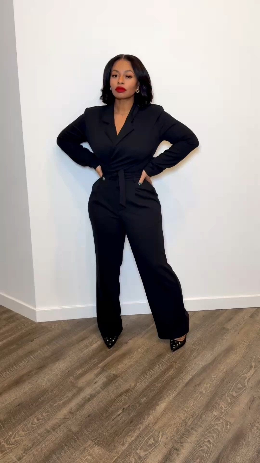 5’2 | 158lbs | wearing a size 6 ✨

This pantsuit set is giving sleek boss energy — CEO vibes, power moves, and confidence on 10. I create the plays and run them all 💼🔥 

Tailored, structured, and perfect for elevating your workwear wardrobe, boss babe outfits, women in business style, and chic office fashion moments.

Flattering matching set ✔️ Structured blazer moment ✔️ Petite-friendly power suit ✔️ Elevated neutral two-piece ✔️

And to add the cherry on top, we finished the look with our favorite Fenty Beauty lip for that matte, boss-approved finish 💄

The entire look and lip is linked in my LTK 

❤️🖤 #LTKStyle #BossBabeStyle #PetiteFashion #PowerSuit #WomenInBusiness #Size6Style

#LTKWorkwear #LTKValentine #LTKgrwm #LTKootd