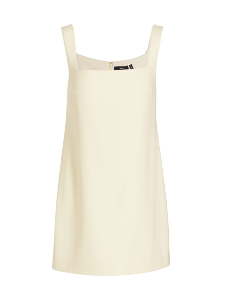 Crepe Mini Shift Dress | Saks Fifth Avenue