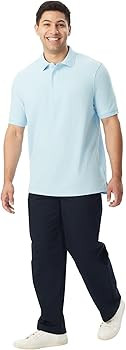 French Toast Unisex Adult Pique Polo (Standard & Husky) | Amazon (US)