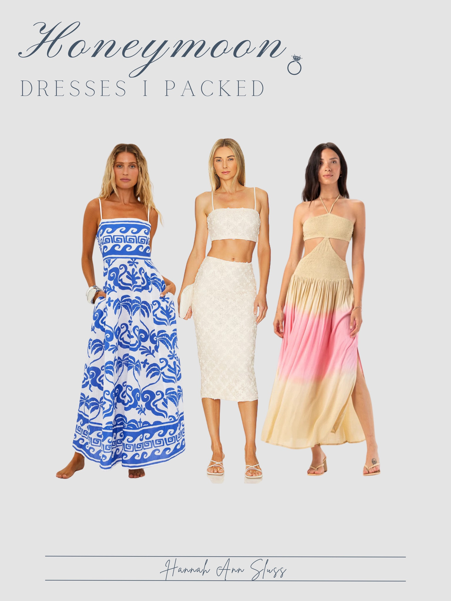 Dresses I packed for our honeymoon in Switzerland 🌙💍✨

#LTKWedding #LTKSeasonal