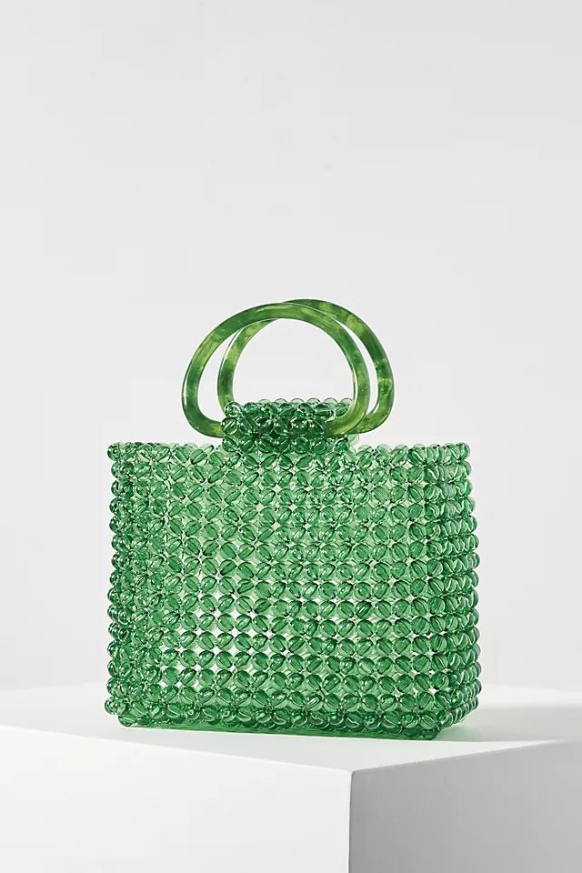 Beaded Resin Satchel | Anthropologie (US)