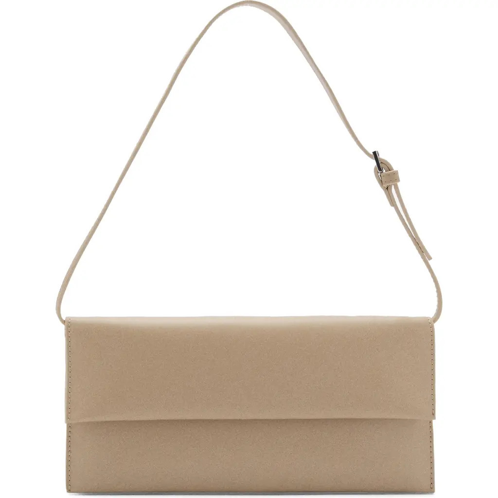 MANGO Faux Leather Shoulder Bag in Medium Brown at Nordstrom | Nordstrom