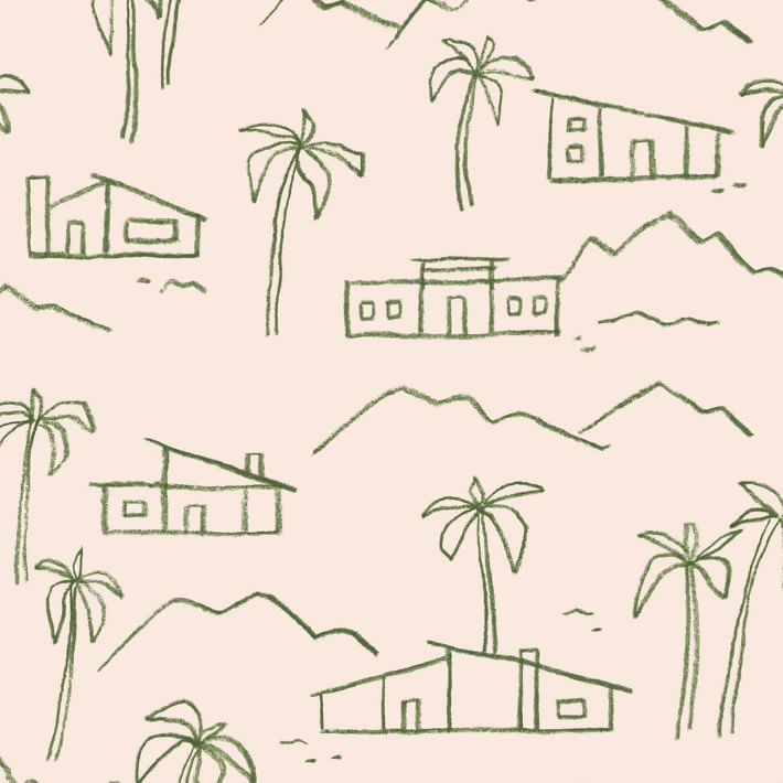 Palm Springs Removable Wallpaper | West Elm (US)