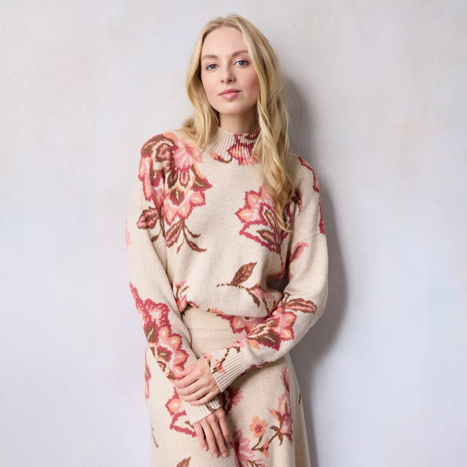 Women's LC Lauren Conrad Mockneck Pullover Sweater | Kohl's