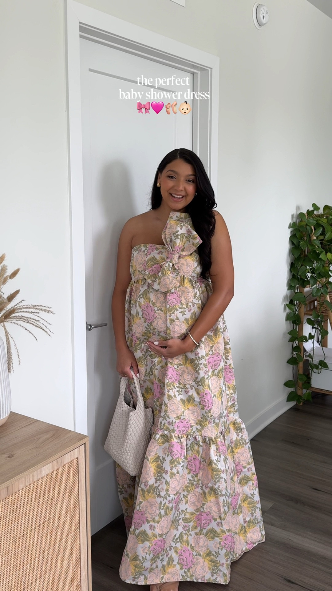 The most perfect baby shower dress for a baby girl! Wearing size L 🎀 

#LTKBump