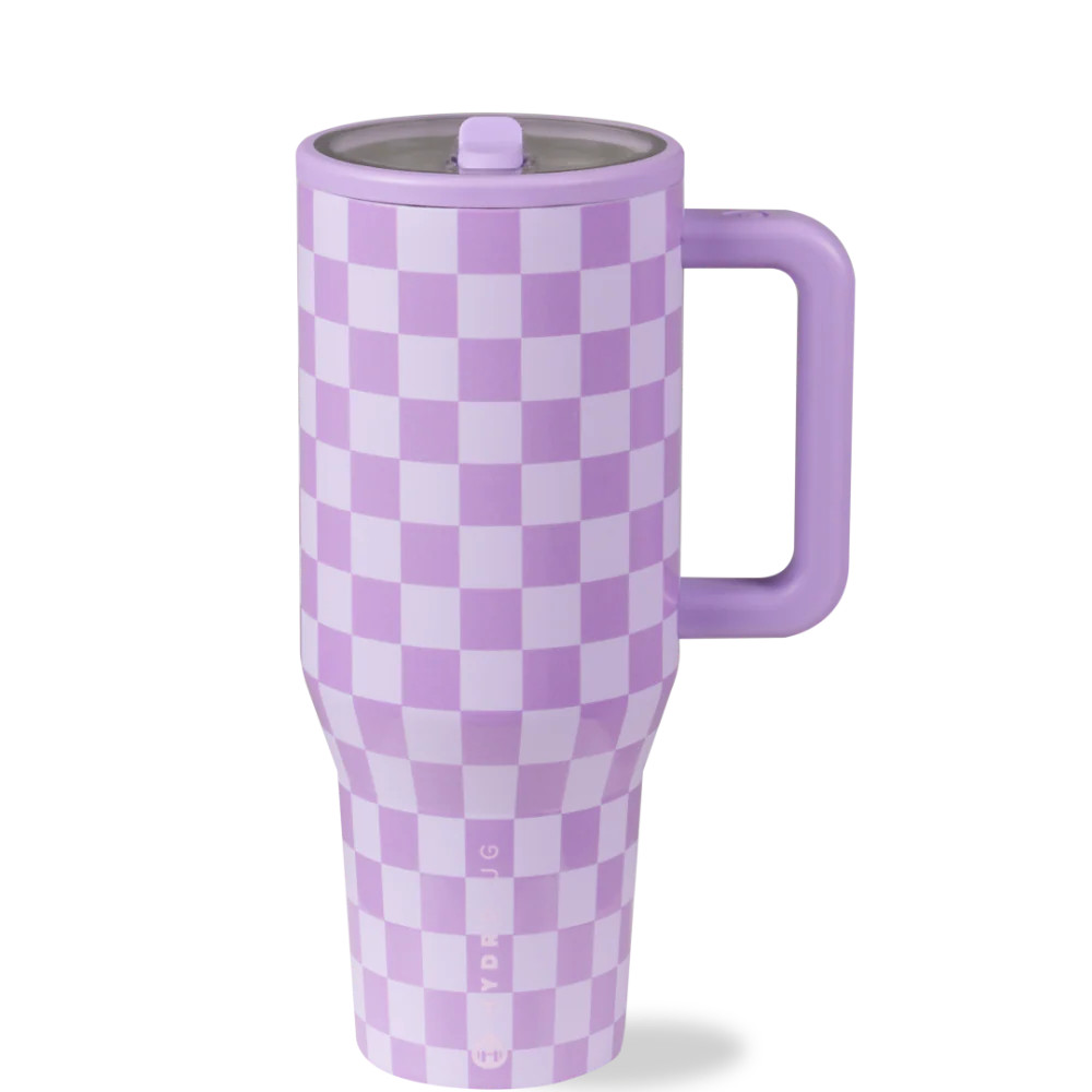 Lavender Checkers | HydroJug