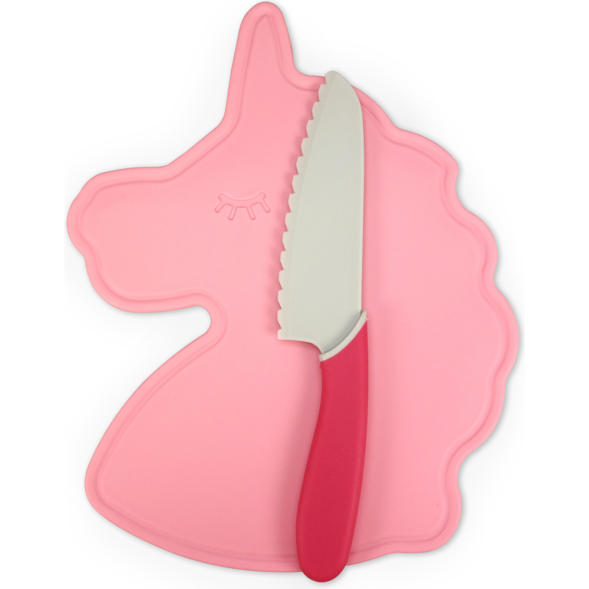 Rainbows & Unicorns Cutting Board & Knife Set | Maisonette