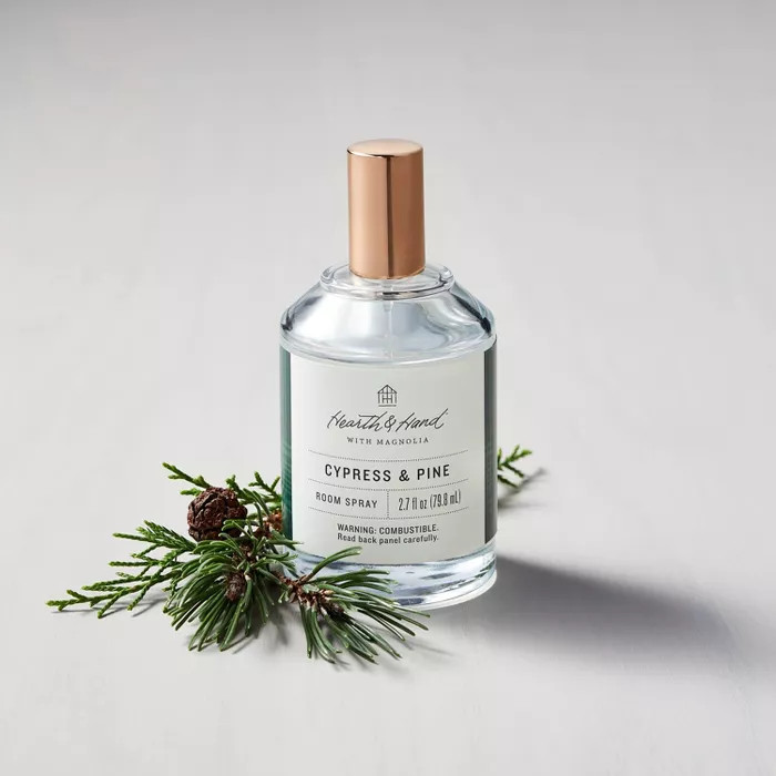 2.7 fl oz Cypress & Pine Seasonal Room Refresher Spray - Hearth & Hand™ with Magnol... | Target