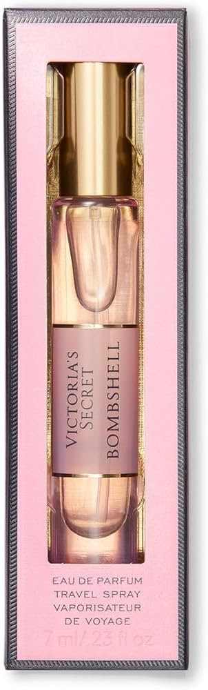 Victoria's Secret Bombshell Eau de Parfum Travel Spray, Notes of Purple Passion Fruit, Shangri-La... | Amazon (US)