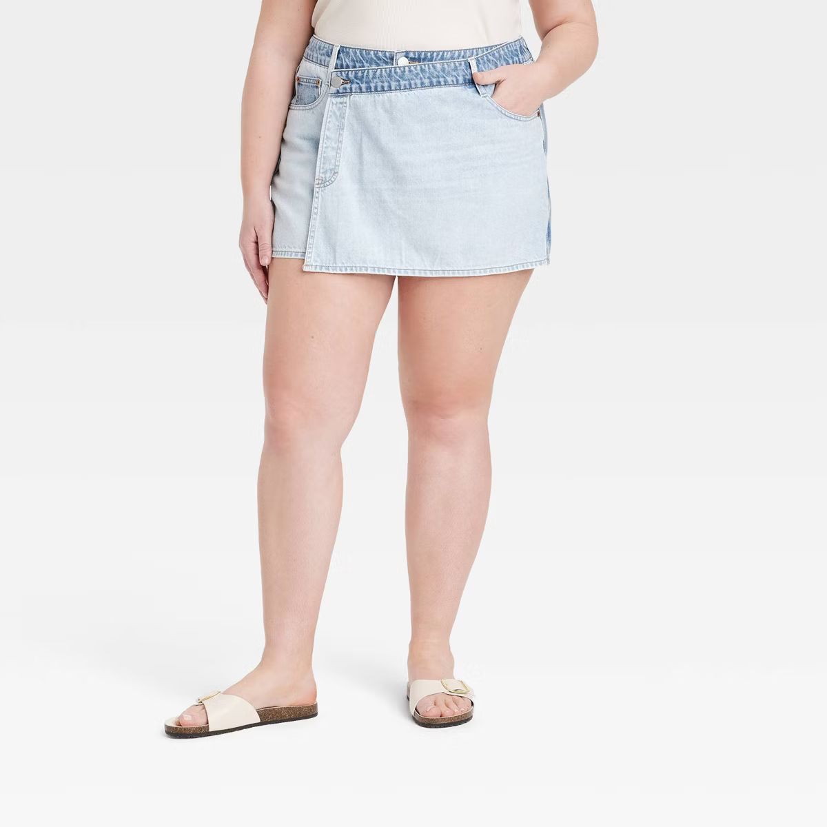 Women's Wrap Denim Skort - Universal Thread™ | Target