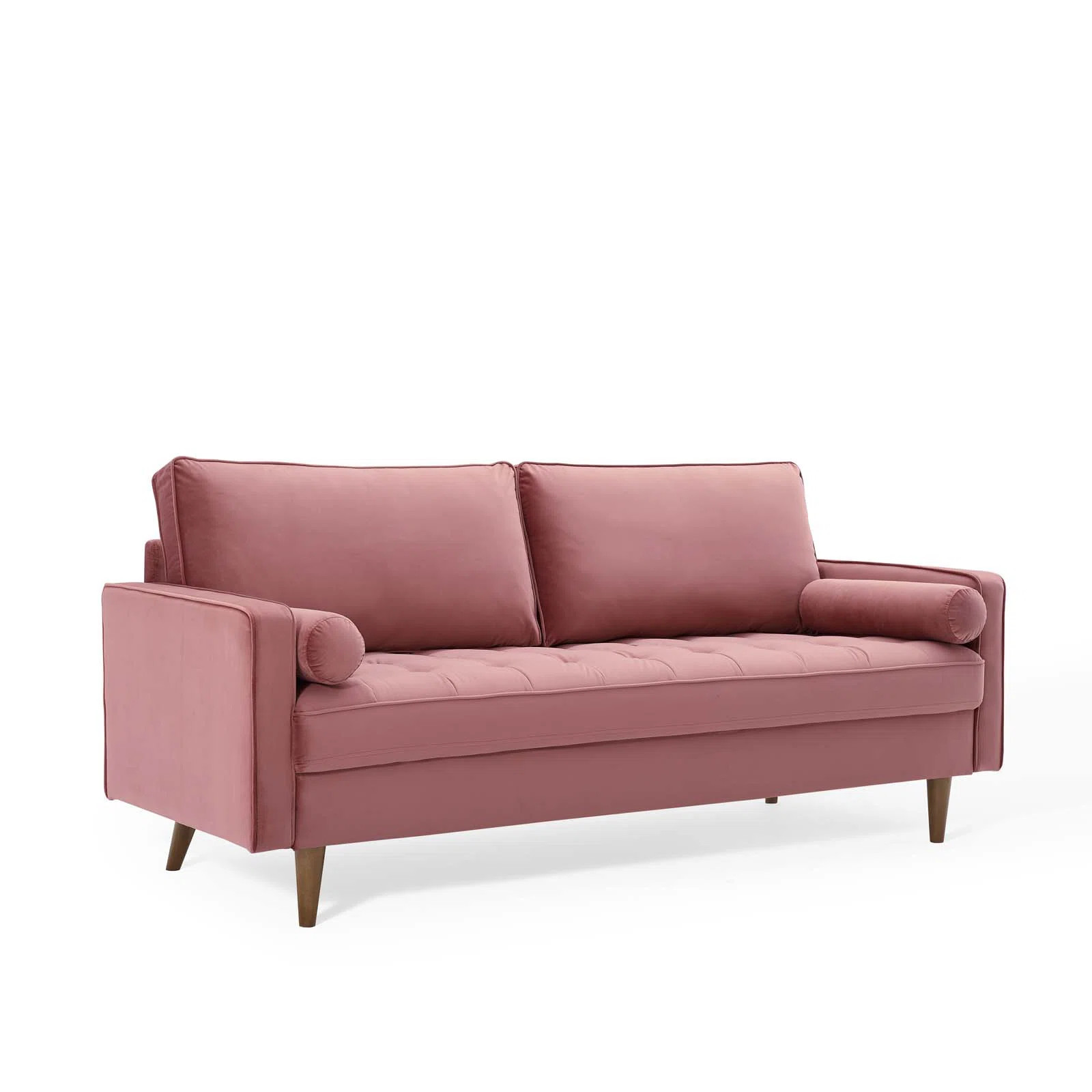 Vitale 73" Velvet Recessed Arm Sofa | Wayfair Professional