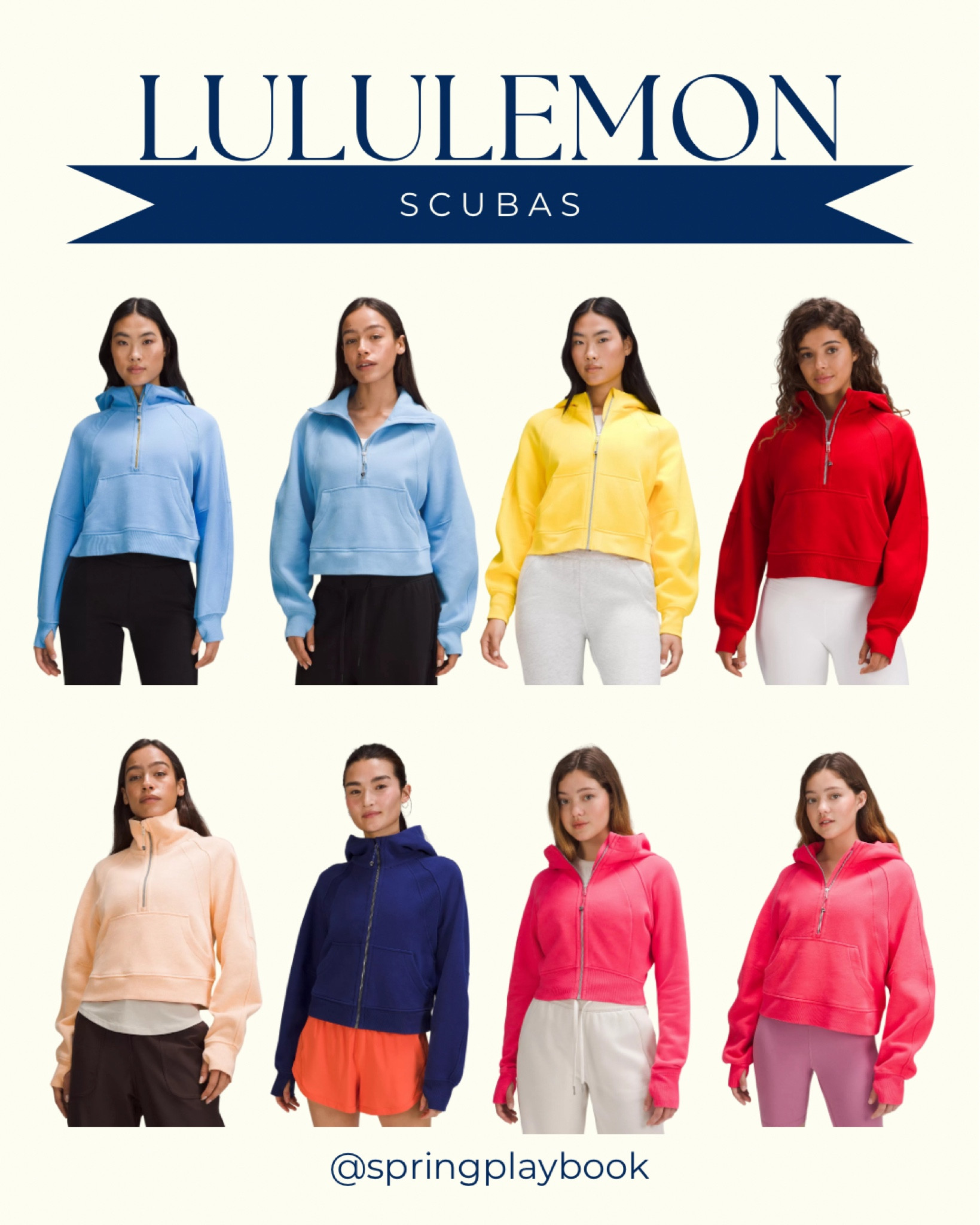 Lululemon Scubas for Spring!

Light Spring: Aero Blue
Clear Spring: Utility Yellow, Dark Red
All Springs: LipGloss #hocflamingopink
Spring Neutrals: Larkspur, Peach Bellini

Did you know light peach is consider a Spring Neutral?

#createdcolorful #createdcolorfulspring #hocspring #tcispring #pcaspring #lightspring #warmspring #truespring #brightspring #clearspring #paintboxspring #bluespring

#LTKsalealert #LTKstyletip #LTKfitness