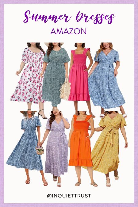 Don't miss this collection of fun, colorful, and chic summer dresses from amazon!
#vacationstyle #outfitinspo #summerfashion #curvyoutfit 

#LTKFind #LTKunder100 #LTKstyletip